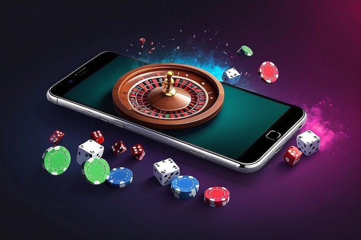 Layar permainan Three Card Poker di aplikasi mpo76 dengan dealer langsung dan antarmuka mobile yang responsif